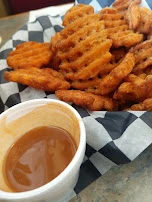 Sweet Potato Fries with Caramel
